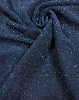 Nylon Spandex Fabric - Textured With Lurex, Multi Color Hologram, 58"-60" Width