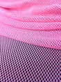 Pink Big Hole Fishnet Mesh Stretch See-Through Nylon Net Fabric - Pink See-Through Fishnet, 58" - 60" Width