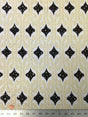 Retro Geometric Print Stretch Polyester Spandex Fabric - Silver Holographic Faux Sequins, 58" To 60" Width