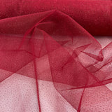1 Yard Glitter Mesh Fabric | 60" Width | 100% Polyester | Sheer Sparkle for Dresses & Décor