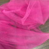 1 Yard White Stretch Nylon Net Mesh Fabric Durable Lightweight Soft Material 60 Inch Width