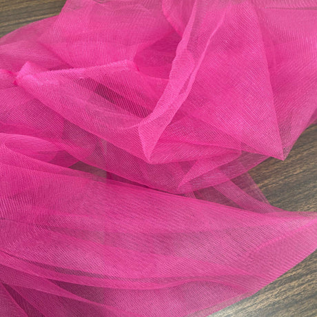 1 Yard White Stretch Nylon Net Mesh Fabric Durable Lightweight Soft Material 60 Inch Width