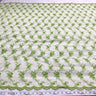 1 Yard Purple Beaded Bridal Evening Couture Quinceanera Dance Lace Fabric, 52 Inches Wide