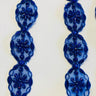 1 Yard Luxury Beaded and Corded Lace Trimming Embroidered on Polyester Net Mesh for Dresses 1.5 Inch Width
