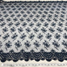 1 Yard Embroidered Lace Fabric Floral Elegant Net Mesh Wedding Dress 54" Width