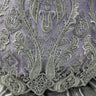 1 Yard Gold Beaded Lace Fabric Embroidered on Polyester Mesh, 50" Wide Decorative Fabrication