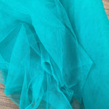 1 Yard White Stretch Nylon Net Mesh Fabric Durable Lightweight Soft Material 60 Inch Width