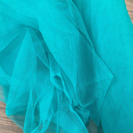 1 Yard White Stretch Nylon Net Mesh Fabric Durable Lightweight Soft Material 60 Inch Width