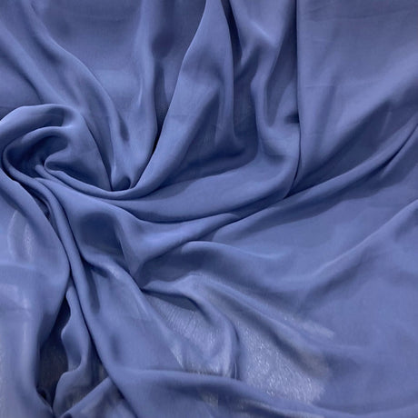 1 Yard Lightweight Sheer Chiffon Fabric Rose Powder, 60" Wide, Ideal for Bridal & Formal Dresses