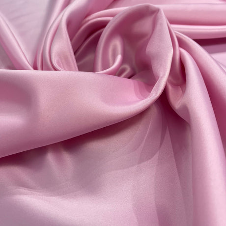 1 Yard Black Satin Bridal Fabric Smooth Luxurious Soft Material for Wedding Dresses 60 Inch Width