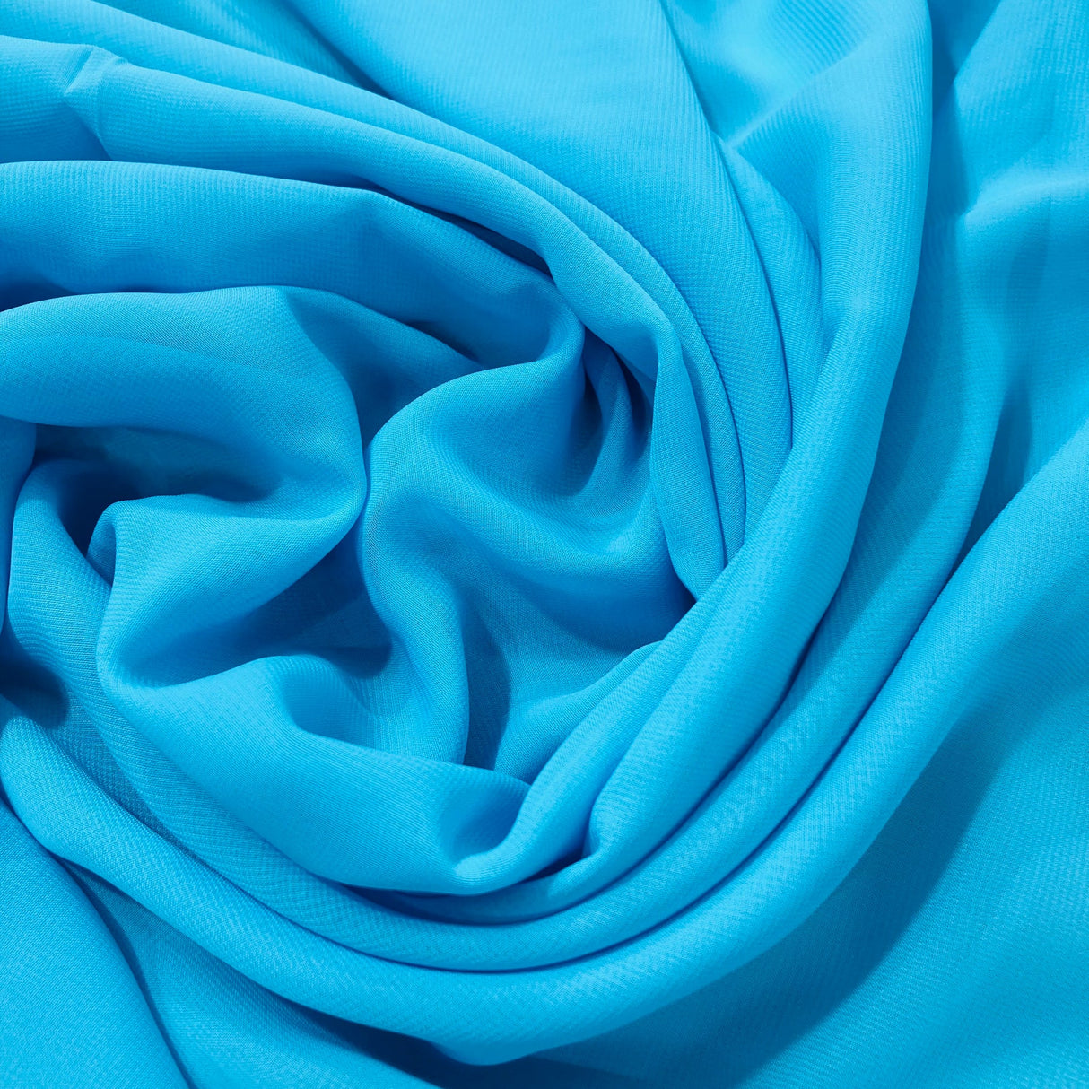 1 Yard Lightweight Sheer Chiffon Fabric Rose Powder, 60" Wide, Ideal for Bridal & Formal Dresses