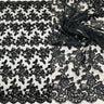 1 Yard Corded Bridal Lace Fabric Embroidered Elegant Mesh Dress 51" Width