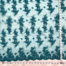 1 Yard Corded Bridal Lace Fabric Embroidered Elegant Net Mesh Couture Gown 54" Width