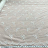 1 Yard Antique Gold Beaded Lace Fabric Embroidered on Polyester Net Mesh 52 Inch Width
