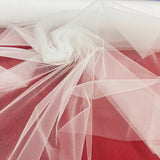 1 Yard White Tulle Net Bridal Veil Mesh Fabric 100 Percent Nylon Extra Wide 120 Inch Width