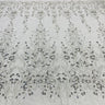 1 Yard Radiant Gold Beaded Lace Fabric Embroidered on 100% Polyester Net Mesh 52 inch Width
