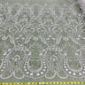 1 Yard Beaded Lace Fabric Embroidered on Polyester Net Mesh 51" Wide Bridal & Evening Fabric