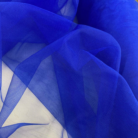 1 Yard 2 Way Stretch Nylon Net Mesh Fabric | 60" Width | Lightweight Sheer Mesh for Gowns, Dancewear & Costumes