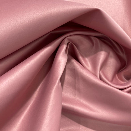 1 Yard Satin Bridal Fabric Black 60" 100 Percent Polyester