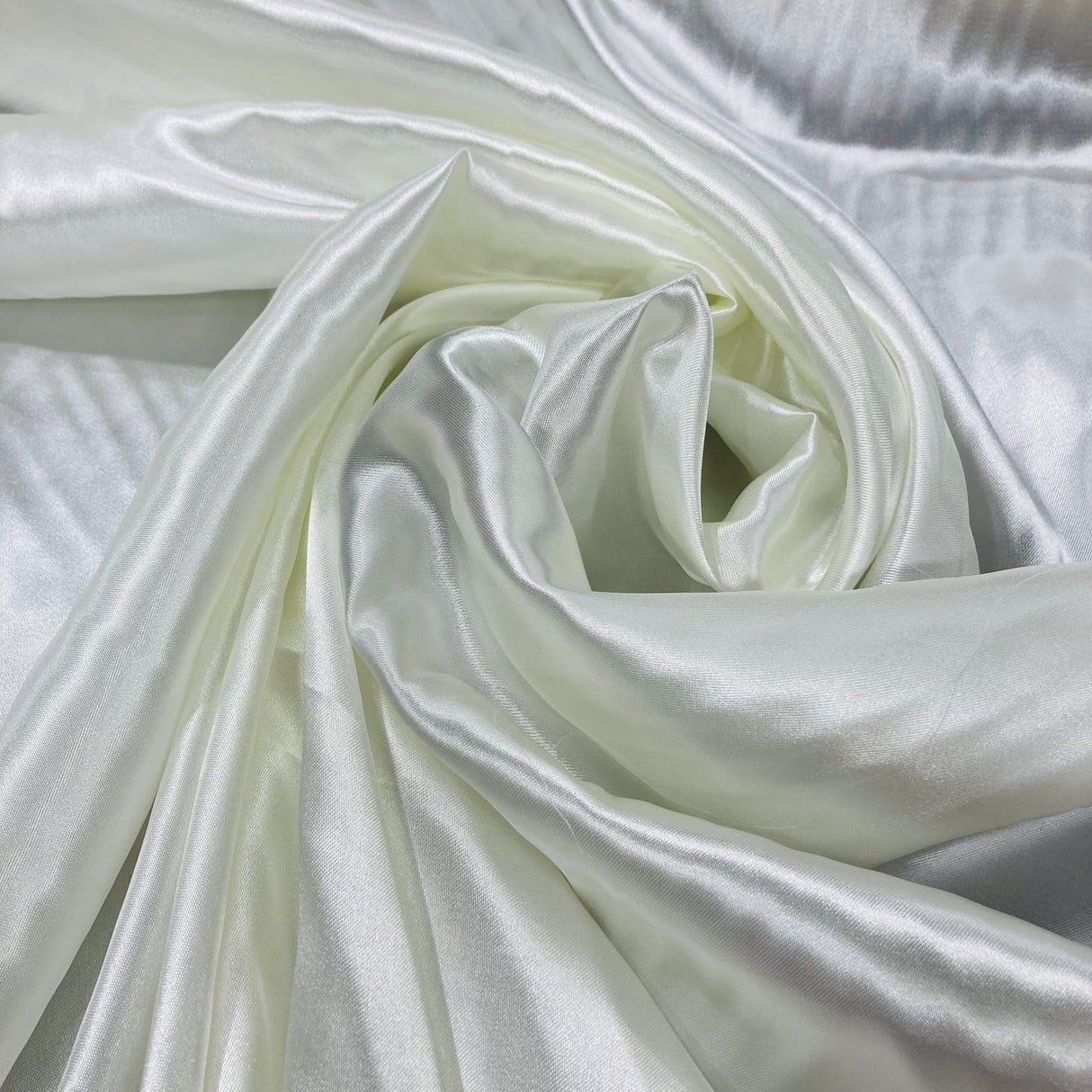 1 Yard Aqua Blue 60" Charmeuse Medium Satin Lining Fabric