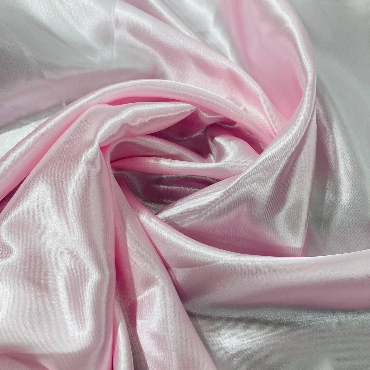 1 Yard Aqua Blue 60" Charmeuse Medium Satin Lining Fabric 100 Percent Polyester