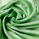 1 Yard Aqua Blue 60" Charmeuse Medium Satin Lining Fabric
