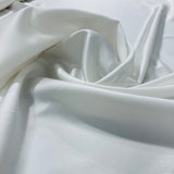 1 Yard Satin Bridal Fabric Black 60" 100 Percent Polyester