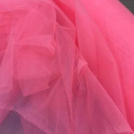 1 Yard 2 Way Stretch Nylon Net Mesh Fabric | 60" Width | Lightweight Sheer Mesh for Gowns, Dancewear & Costumes