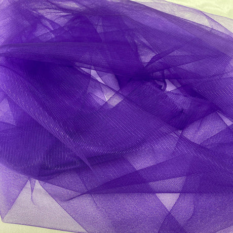1 Yard 2 Way Stretch Nylon Net Mesh Fabric | 60" Width | Lightweight Sheer Mesh for Gowns, Dancewear & Costumes
