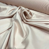 1 Yard Satin Bridal Fabric Black 60" 100 Percent Polyester