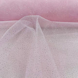 1 Yard Glitter Mesh Fabric | 60" Width | 100% Polyester | Sheer Sparkle for Dresses & Décor