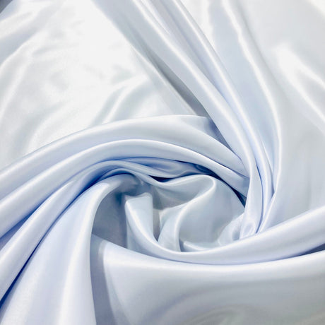 1 Yard Satin Bridal Fabric Black 60" 100 Percent Polyester