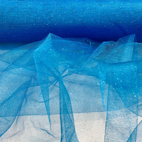 1 Yard 60" Wide Glitter Mesh Fabric Perfect for Bridal, Quinceanera & Dance Costumes