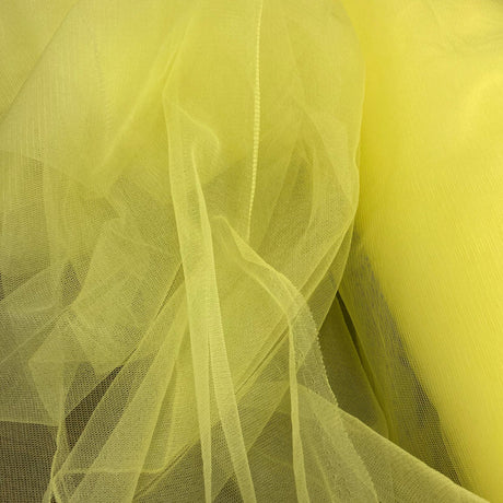 1 Yard 2 Way Stretch Nylon Net Mesh Fabric | 60" Width | Lightweight Sheer Mesh for Gowns, Dancewear & Costumes