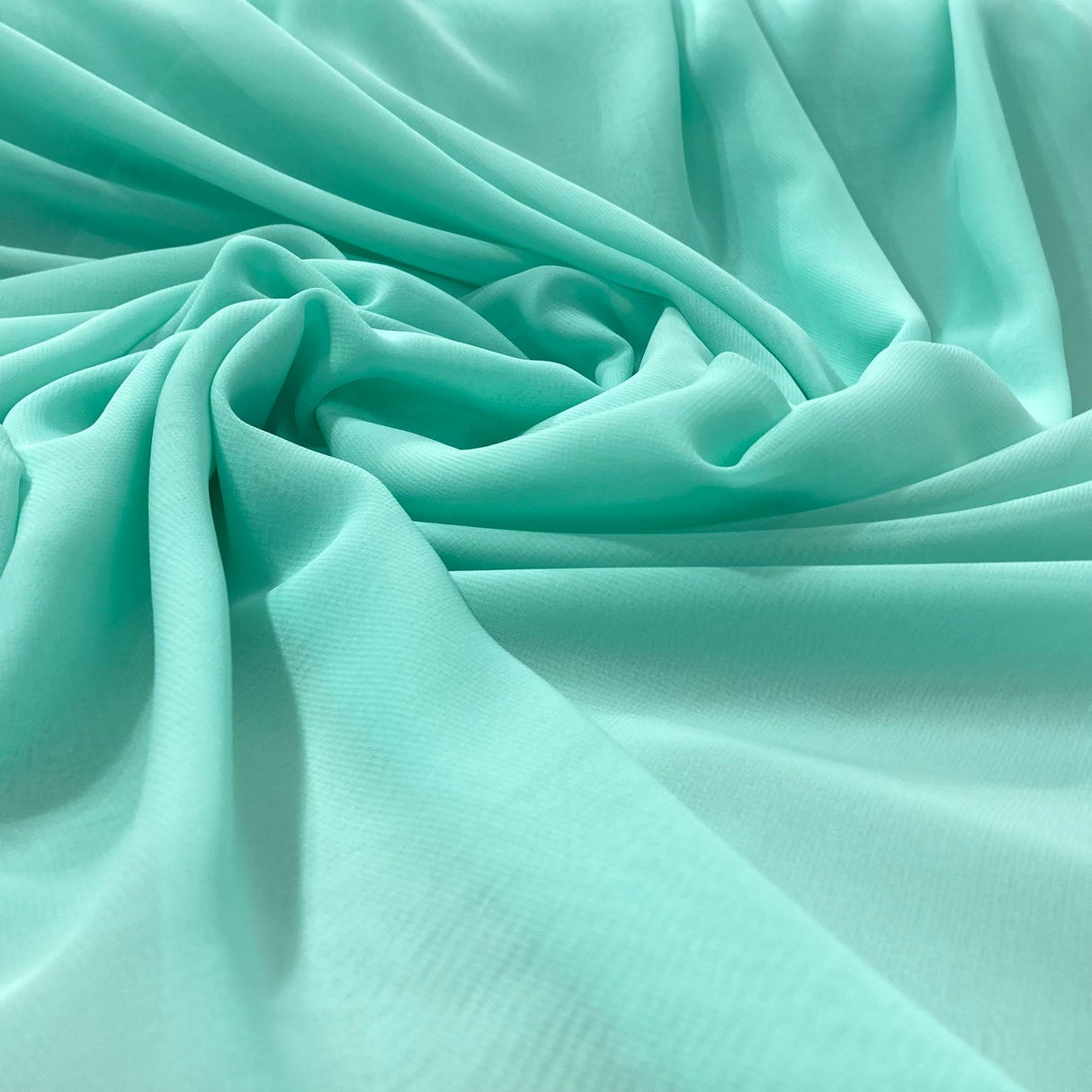 1 Yard Chiffon Fabric in Rose Powder 60" Wide, Sheer Lightweight Polyester for Dresses & Formal Wear