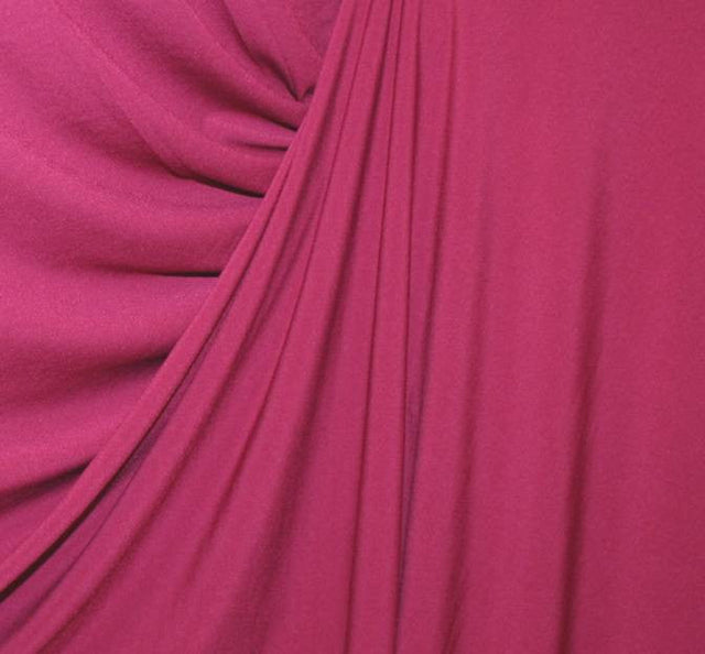 ITY Fuchsia Polyester Spandex Fabric - Fuchsia, 58/60" Width