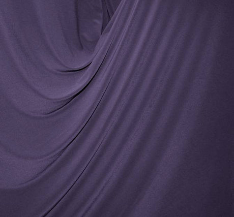 ITY Purple Polyester Spandex Fabric - Purple, 58/60" Width (1 Yard)