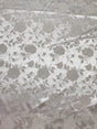 Ivory Jacquard Satin Fabric - Ivory, Reversible, 58"-60" Width (1 Yard)