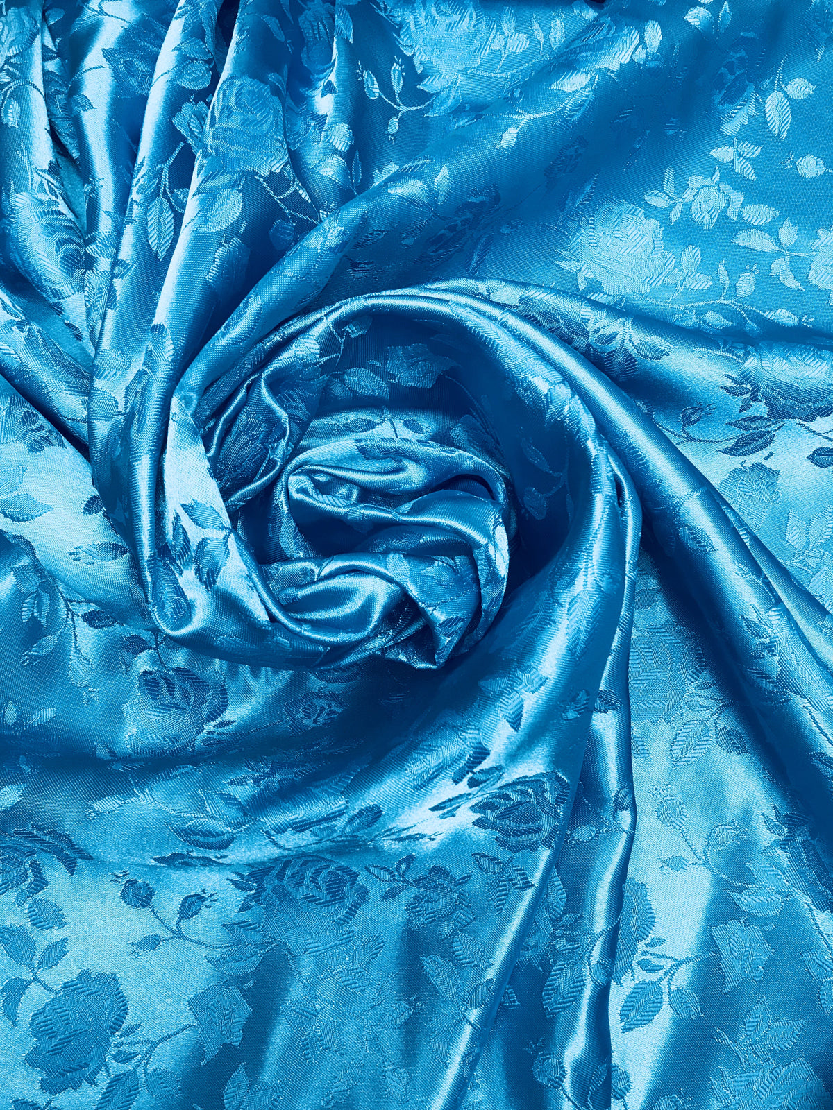Royal Jacquard Satin Fabric - Reversible, 58"-60" Width