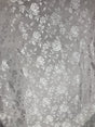 Silver Jacquard Satin Fabric - Silver, Reversible, 58"-60" Width (1 Yard)