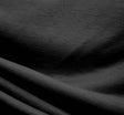 Jersey Knit Black Interlock 70D Polyester Fabric - Black, 58/60" Width (1 Yard)