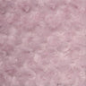 1 Yard Light Pink Minky Rosebud Fabric 58/60" Width Rose Swirl Embossed