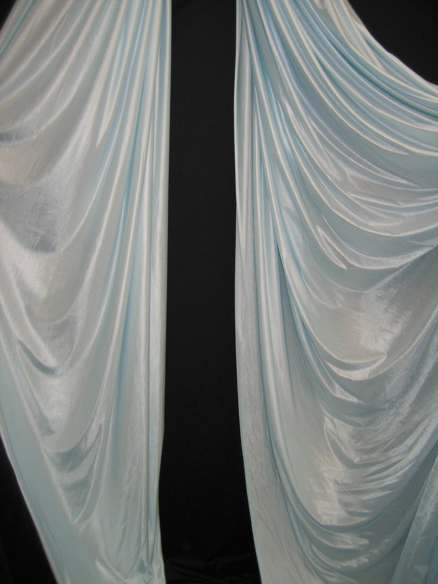 Low Stretch Polyester Fabric - Light Blue, 108"-120" Width (1 Yard)