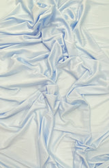 Stretch Lining Polyester Fabric - Light Blue, Matte Soft, 60" Width (1 Yard)