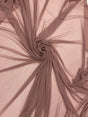 Power Mesh Nylon Spandex Fabric - Mauve, Sheer, 60" Width (1 Yard)