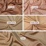 1 Yard Light Nude Shiny Milliskin Nylon Spandex 4-Way Stretch Fabric 60" Width