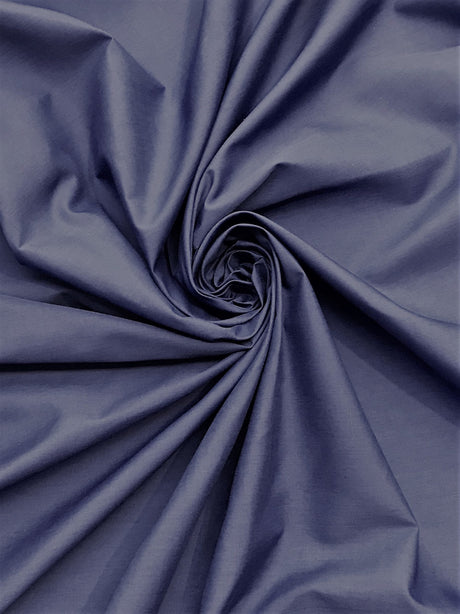 Navy Blue Poly Cotton Fabric - Navy Blue, Broadcloth/Polycotton, 59/60" Width (1 Yard)