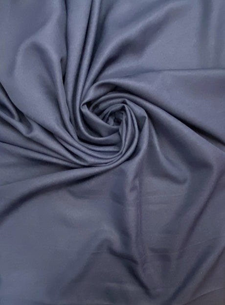 Gabardine Navy Polyester Gabardine Fabric - Navy, 59/60" Width (1 Yard)