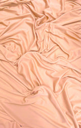Stretch Lining Polyester Fabric - Nude, Matte Soft, 60" Width
