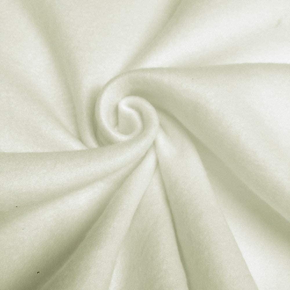 1 Yard Off White Stretch Charmeuse Fabric, 60" Wide, Soft Solid Polyester Spandex Blend for Gowns, Décor & Crafts